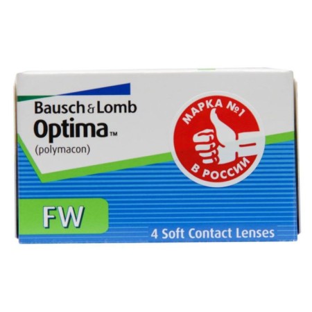 Contact lenses Optima FW, -0.75/8.7, in a set of 4 pcs.-1
