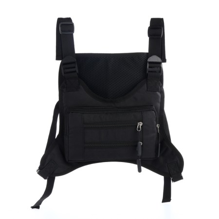 Babberry bag with lightning, 2 external pockets, black color-1