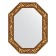 Mirror in the baguette frame, Byzantium gold 99 mm, 68x88 cm