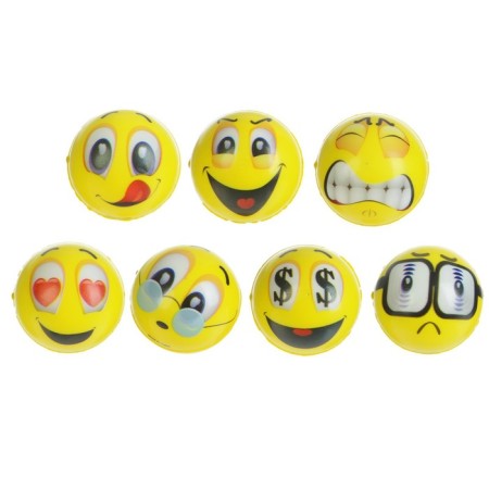 The ball "Smiles", soft, 4.5 cm, species mix-1