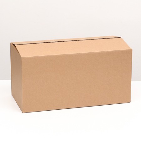 The box is folding, brown, 60 x 30 x 30 cm-1