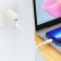 Hoco X93, Type -C - Lightning, 1 m, fast charging, data transfer, TPE, White