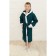 Boat for a boy, height 146 cm, emerald, waffle