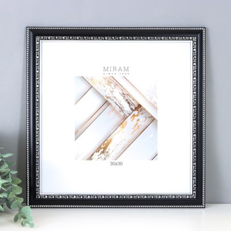 Photo frame Plastic "Gallery" 30x30 cm black (plastic screen)