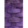Wicker basket, D13 x H9.5/28cm, bamboo, light purple