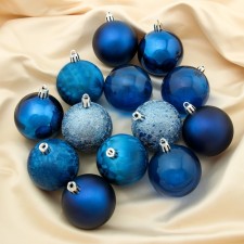Set of balls plastic D-6 cm, 24 pcs 
