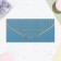 Money envelope "With the best wishes!" Blue, soft-tach, embossing, 19 x 9 cm