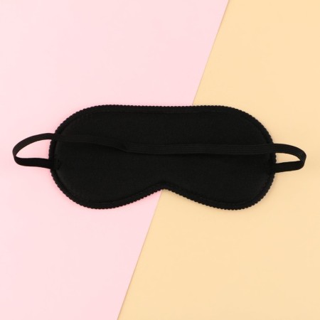 Mask for sleep "Fak", 19.3 x 9.5 cm, black color-3