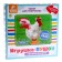 Set for creativity: creating a toy from fur sticks and coloring "Funny chicken"
