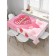 Tables on the table "Love in the clouds", rectangular, Saten, size 120x145 cm
