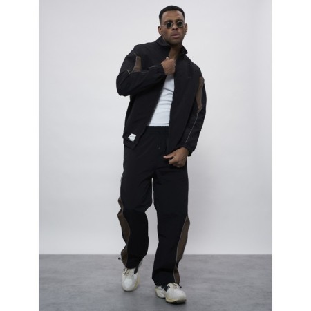 Sports suit men's, size 54, black color-24