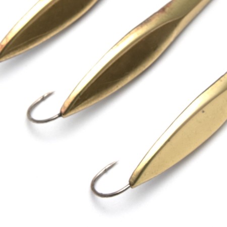 Vertical spin "Yaman" pike, size 70 mm, 11.5 g, brass color-1