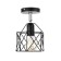 Spot "rectangle" E27 40W black 14.5x18 cm