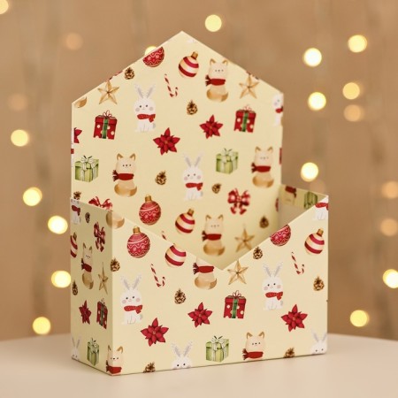 A gift for a gift "Snowflakes", 18 x 24 x 7 cm-1