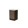 Wardrobe Floor Kira 500x600x850 with 1 door wenge/quado shimo dark/Malaga