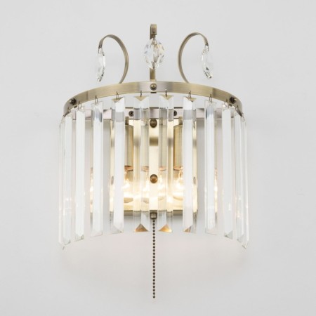 Lamp Citilux "Inga" CL335323, 25x30.5 cm, 2x60W, E14, brown color-5