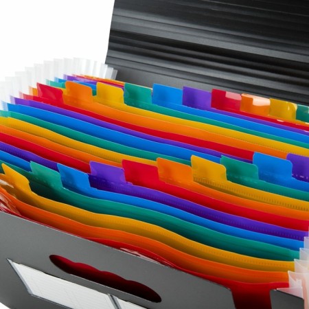 ORGANIZER folder for papers and documents on elastic bands, 25 departments, Brauberg Docs, A4, Chern 271151-6