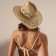 Women's hat with Minaku decor Milk color, rr 56-58