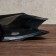 Eight -shirt package with a valve, flat bottom, black, 15 x 32.5 x 9.5 cm