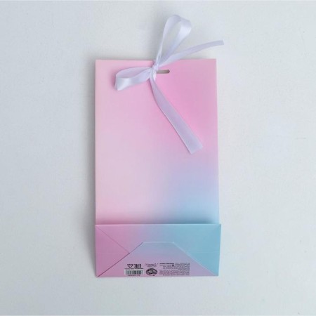 Gift package with a ribbon, packaging, "love", 13 x 23 x 7 cm-3