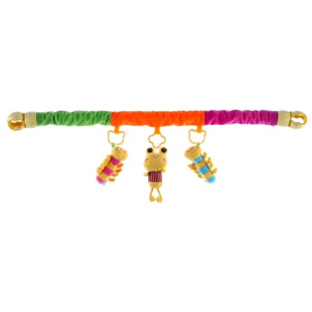 Soft game is soft on the crib, stroller "caterpillars", 25-84, rattles, 3 toys mix, crush me-7