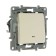 Switch Legrand Etika 672303, 10 A, 1 key, hidden, with backlight, ivory