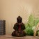 Souvenir "Buddha" Albezia 18x8x25 cm