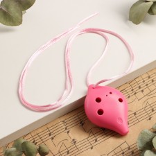 Owarin Music Life 6 holes, pink, 6.7 x 4 x 3.2 cm