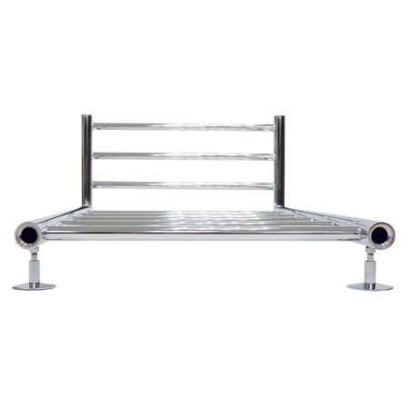 Water towel "Sanprise" Aurora P6, 400x700 mm, with a shelf, right, chrome-4