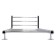 Water towel "Sanprise" Aurora P6, 400x700 mm, with a shelf, right, chrome