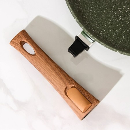 Forest frying pan "Forest", d = 24 cm, glass cover, removable handle, anti -stick coating-4