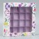 Box for sweets, confectionery packaging, 16 cells "From the whole heart", 18.9 x 18.9 x 3.8 cm