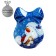 Glass Serving shares "Christmas tree toy. Tenderness ", 18 × 15.2 cm