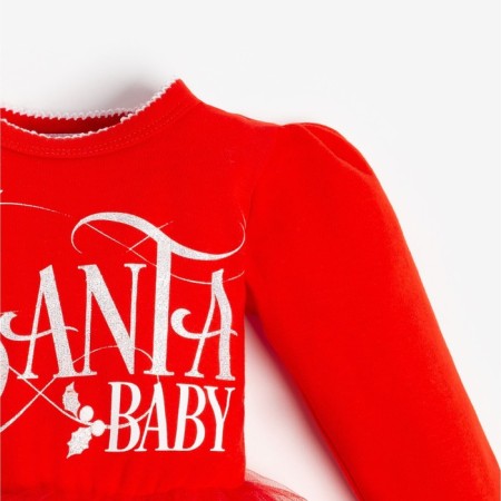 Боди с юбкой Крошка Я "Santa Baby", рост 80-86 см-3
