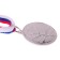 Thematic medal "Gymnastics", silver, d = 3.5 cm