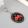 Acryl keychain "Boxing gloves - act and win" 5x5 cm