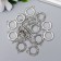 Decor Metal for the Creativity of Labbels "Greek Ornament Ring" Silver 2065M016 2.3x0.7 cm 700644