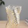 VAZA Glass "Milagros" bend, 23x11 cm, transparent