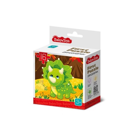 FIRST PUZZLE PAZL, Dinosaurus, 16 elements-2