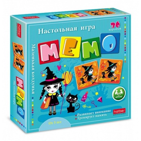 Board game "Memo. Little witch ", 36 cards
