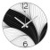 Watch wall, interior "black lotus", silent, d-39 cm
