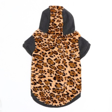 Sweatshirt with a hood "Leopard", size XS (DS 20, Osh 26, Osh 28 cm)-7