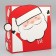 Folding box "Santa Claus", 25 x 25 x 10 cm, new year
