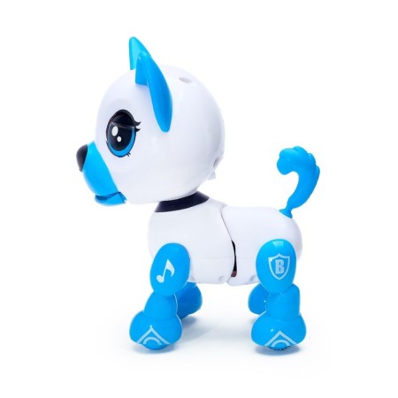 Interactive puppy "Little Friend: Jack", sings songs, answers questions, blue color-2