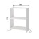 Rabbage 600, 600x300x776, quadro/white