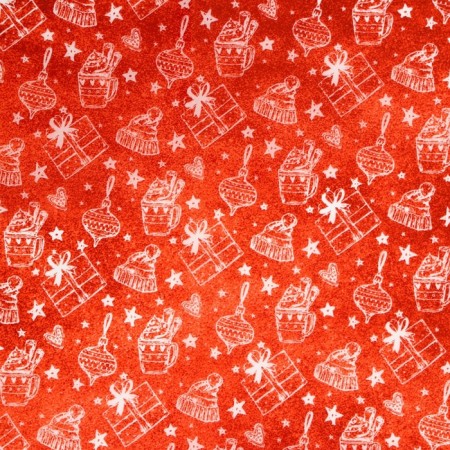Paper packaging with silence, New Year's packaging "Gifts", 50 x 66 cm.-2
