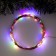 Garland "thread" 10 m Rosa, IP20, copper thread, 100 LED, glow of multi, 12 V