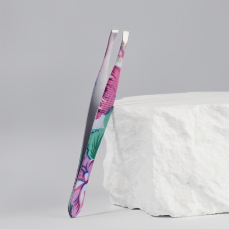 Pinzet begged, narrow, 8.5 cm, mix drawing