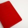 Cover for passport, Textura, red color
