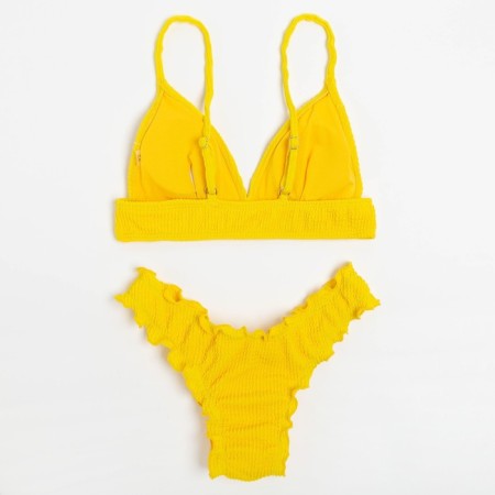 Separate Minaku swimsuit with assemblies yellow color, size 44-9